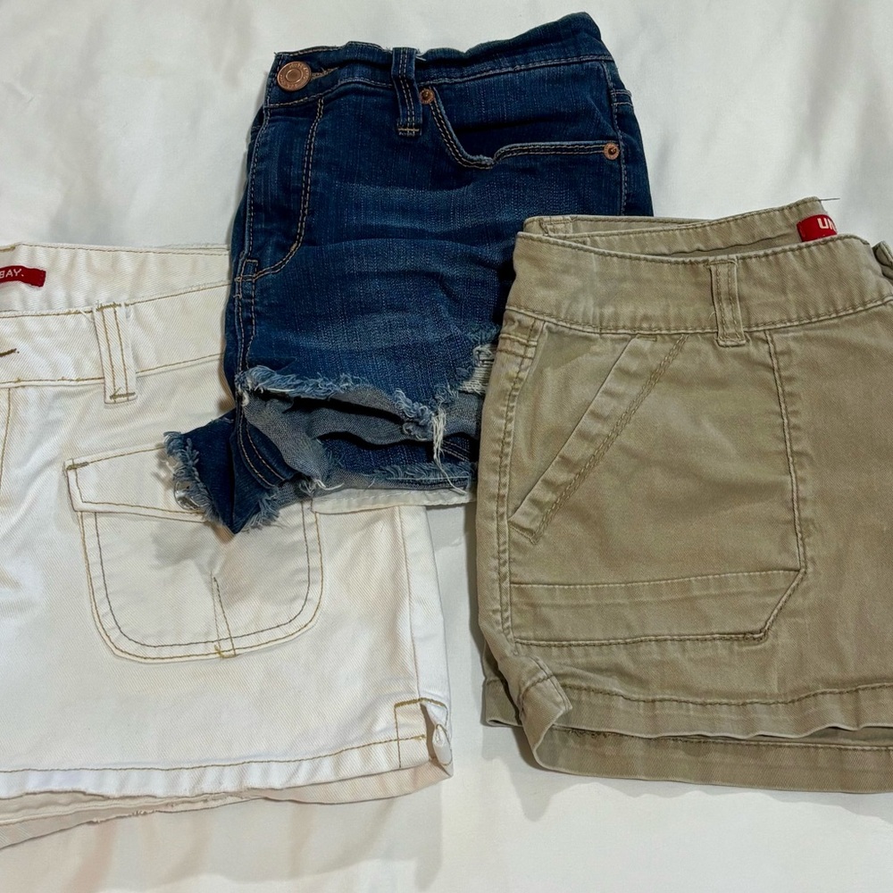 Bundle 3 pairs of shorts all size 9